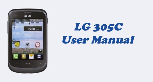 Tracfone LG 305C User Manual Guide