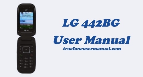 TracFone LG 442BG User Manual