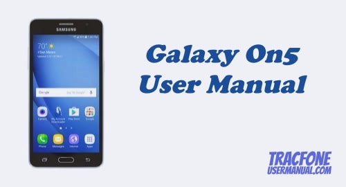 TracFone Samsung Galaxy On5 S550TL User Manual 