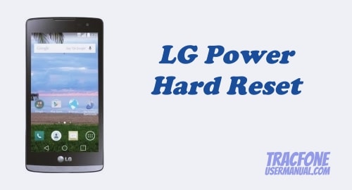 How to Hard Reset / Factory Reset Tracfone LG Power L22C