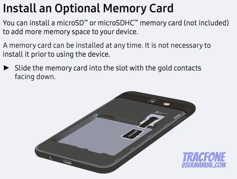 Galaxy Luna Pro Install microSD