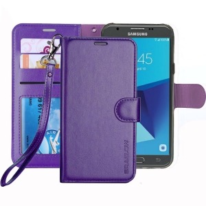 Samsung Galaxy J7 Sky Pro Wallet Flip Case by ERAGLOW