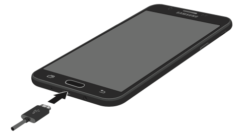 How to Charge the Battery Samsung Galaxy J7 Sky Pro