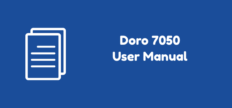 Doro 7050 User Manual