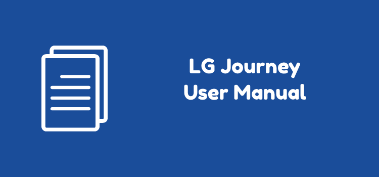 LG Journey User Manual