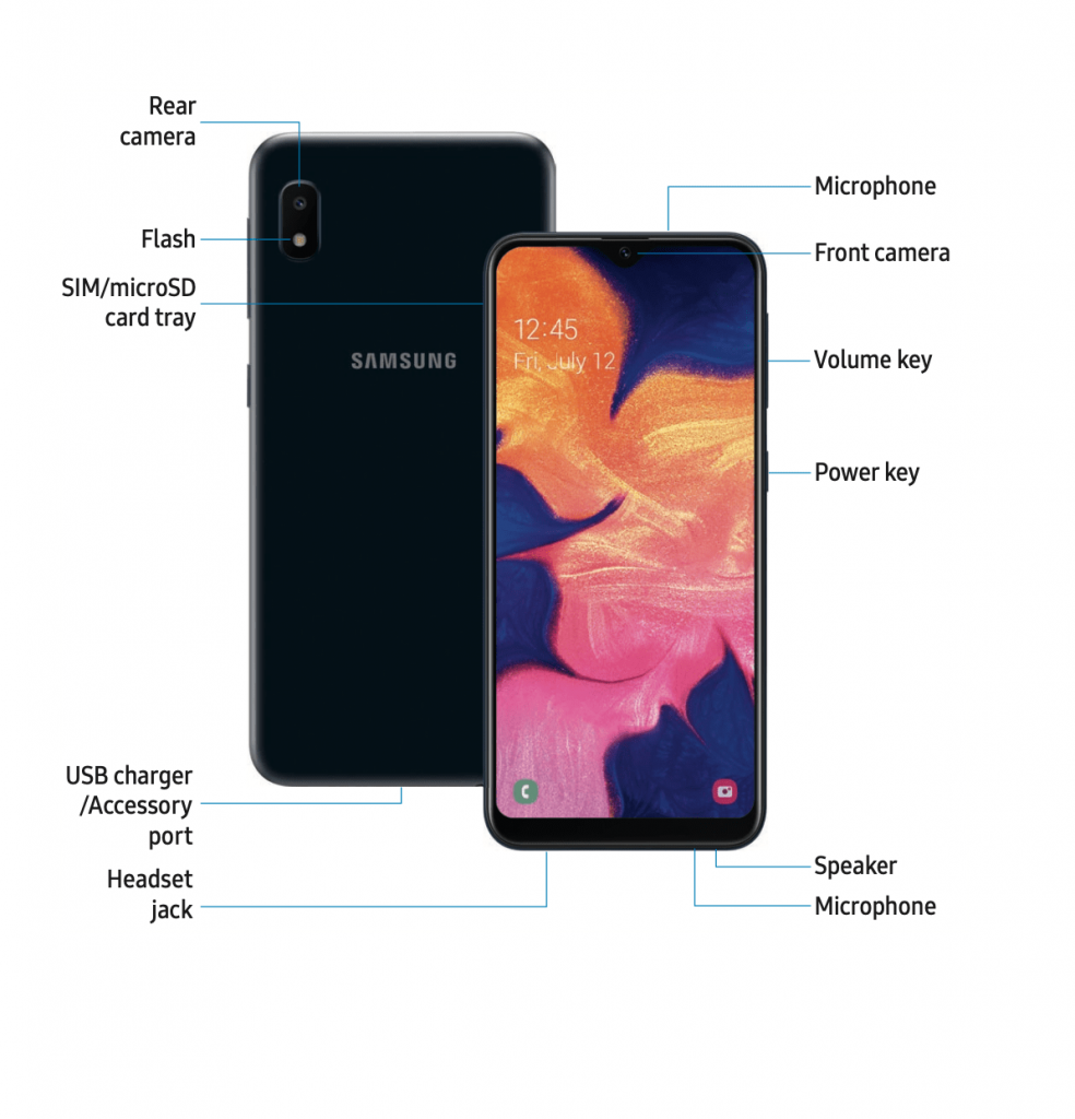 galaxy a10e screen