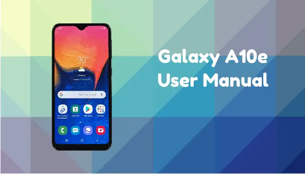 Samsung Galaxy A10e User Manual