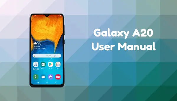 Samsung Galaxy A20 Manual