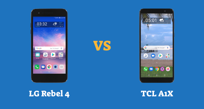 LG Rebel 4 vs TCL A1X