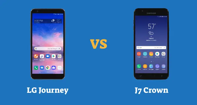 LG Journey vs Galaxy J7 Crown