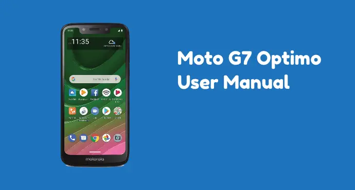 Moto G7 Optimo User Manual