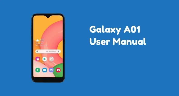 Samsung Galaxy A01 S111dl User Manual Tracfone