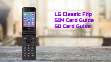 lg classic flip sim card guide