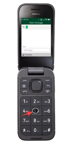 Nokia 2760 Flip Phone Input Number