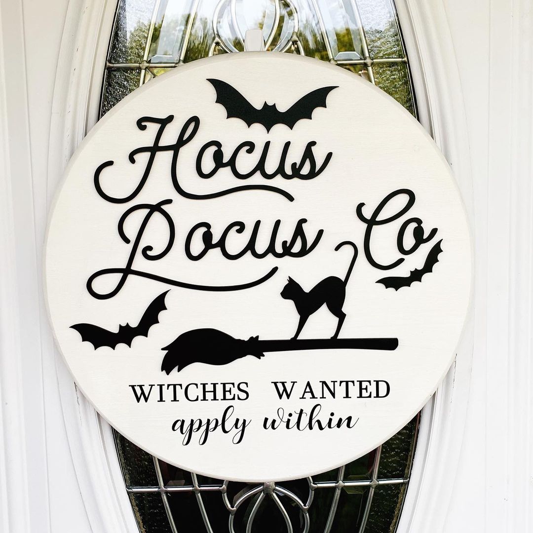 halloween door signs ideas