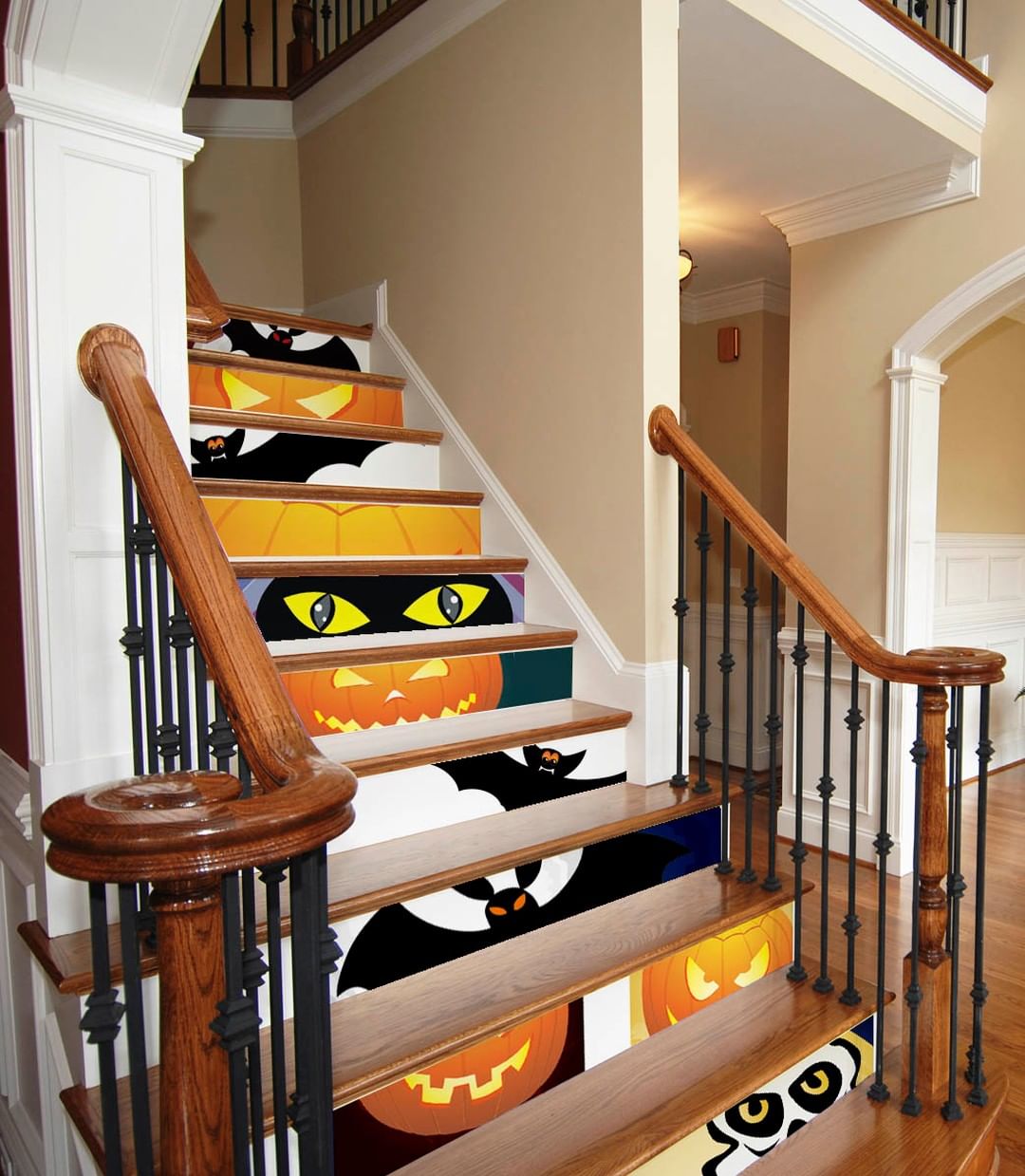 halloween staircase decor ideas