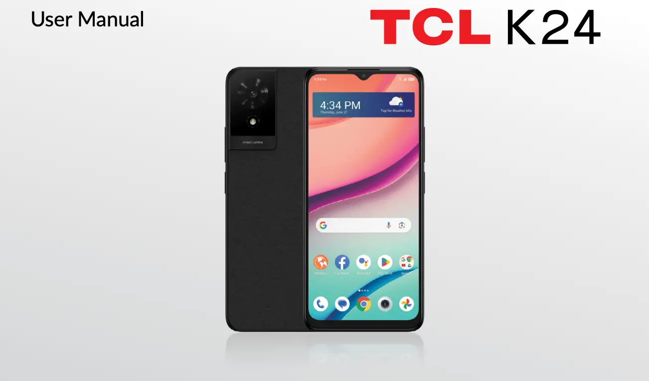 TCL K24 User Manual PDF Download